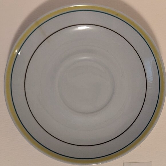 Vintage Handpainted Arabia Finland Windflower Teacup and Saucer with Flaw - Picture 3 of 11